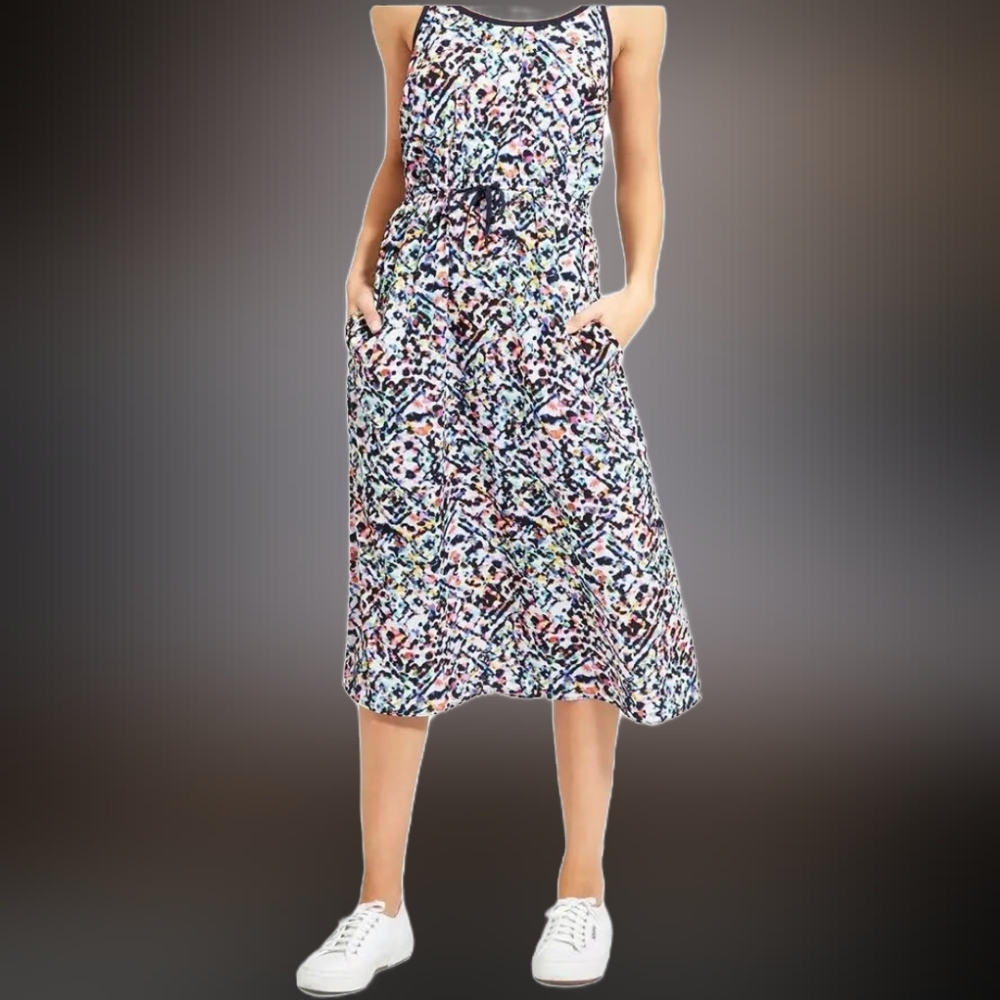 Athleta Easy Breezy Sunbeam Midi Dress. Medium.
